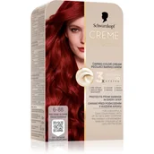 Farby do włosów i szampony koloryzujące - Schwarzkopf Creme Supreme trwała farba do włosów odcień 6-88 Red Dark Blonde 60 ml - miniaturka - grafika 1