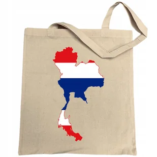 Torba na Zakupy Flaga Tajlandii Eko Nadruk - Torby i wózki na zakupy - miniaturka - grafika 1