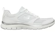 Buty sportowe damskie - Skeakersy Skechers Flex Appeal 4.0 Active Flow - 149305-WHT - 36,5 - miniaturka - grafika 1