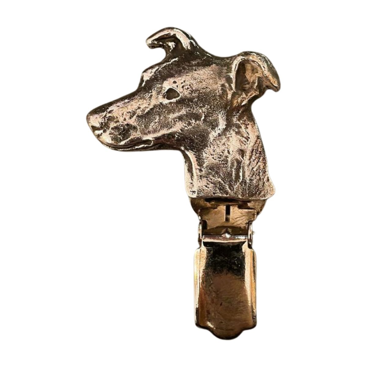 Whippet, Chart angielski - broszka z klipsem, uchwyt na numer startowy, prezent na wystawę psów marki Art-Dog