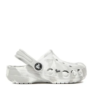 Klapki Crocs C-BAYA CLOG K 207016-1FS Szary - Buty dla dziewczynek - miniaturka - grafika 1