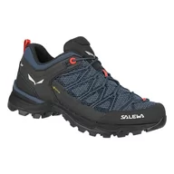 Buty trekkingowe damskie - Salewa Ws MTN Trainer Lite GTX damskie buty trekkingowe, Java Blue Black, 40.5 EU - miniaturka - grafika 1