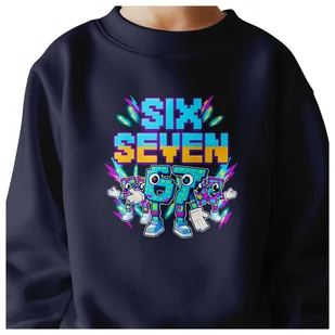 BLUZA DZIECIĘCA 67 SIX SEVEN KLOCKI VIRAL DLA CHŁOPCA DZIEWCZYNKI 134-140 - Bluzy dla dziewczynek BLUZA DZIECIĘCA 67 SIX SEVEN KLOCKI VIRAL DLA CHŁOPCA DZIEWCZYNKI 134-140 - Bluzy dla dziewczynek - miniaturka - grafika 1