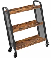 Wózki kuchenne - Industrialny Mobilny Stolik Barowy Do Kuchni I Jadalni G1-F63 - miniaturka - grafika 1