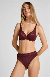 Hunkemöller Figi z wysokim stanem Diva Czerwony - Majtki damskie Hunkemöller Figi z wysokim stanem Diva Czerwony - Majtki damskie - miniaturka - grafika 1