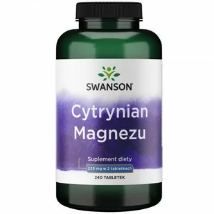 Magnesium Citrate 225 mg (240 tabl.) - Witaminy i minerały - miniaturka - grafika 1