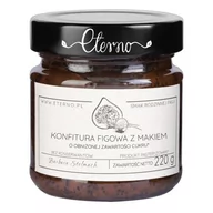 Konfitury, marmolady, powidła - Konfitura figowa z makiem o obniżonej zawartości cukru, 220 g - miniaturka - grafika 1