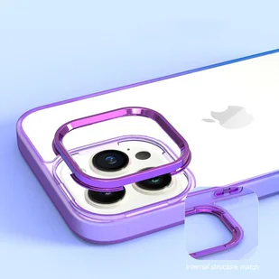 Etui Rainbow Tęczowe do iPhone 14 Pro Max fioletowo-niebieski - Etui i futerały do telefonów - miniaturka - grafika 5