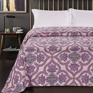 DecoKing DecoKing - Narzuta dwustronna -  My Deer Friend - Stalowy  170x210 cm - Narzuty - miniaturka - grafika 1