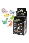 Zabawki kreatywne - Naklejki zdrapki świecące w ciemności Dinozaury - miniaturka - grafika 1