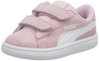 Buty dla dziewczynek - PUMA Unisex Smash V2 Sd V Inf Sneaker buty dziecięce, niebieski - Pink Lady Puma White - 20.5 EU - grafika 1