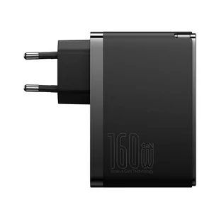 Ładowarka sieciowa Baseus GaN5 Pro 2xUSB-C + USB, 160W (czarna) - Ładowarki do telefonów - miniaturka - grafika 2