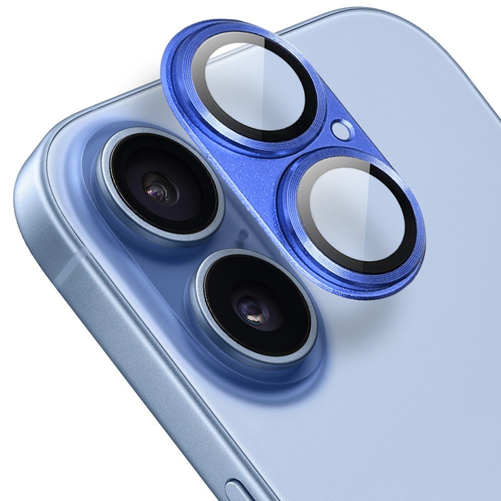 Metalowa osłona na cały aparat do iPhone 17, ultramaryna