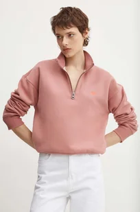 Superdry bluza damska kolor różowy gładka W2012184A-MIP - Bluzy damskie - miniaturka - grafika 1