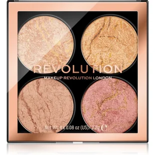 Makeup Revolution CHEEK KIT - Zestaw do konturowania - FRESH PERSPECTIVE MAKKZDKO-DOKO-01 - Pozostałe kosmetyki do pielęgnacji twarzy - miniaturka - grafika 1
