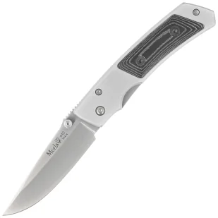 Nóż składany Muela PMC-7M Gray Aluminium / Black Micarta, Satin 440C - Noże - miniaturka - grafika 1