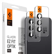 Szkła hartowane na telefon - Szkło hartowane na obiektyw SPIGEN Optik.Tr Ez Fit do Samsung Galaxy S23 FE Czarny (2 szt.) - miniaturka - grafika 1
