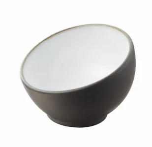 Revol Solid miseczka asymetryncza 40 ml, biała White - Miski i półmiski - miniaturka - grafika 1