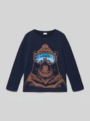 Koszulki dla chłopców - Bluzka z długim rękawem o kroju regular fit z mieszanki dżerseju i bawełny - miniaturka - grafika 1