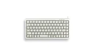 Klawiatury - CHERRY G84-4100 klawiatura Uniwersalne USB AZERTY Francuski Szary G84-4100LCMFR-0 - miniaturka - grafika 1