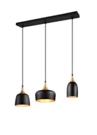 Lampy sufitowe - Chiraz lampa wisząca 3xE27 czarna 310500332 - miniaturka - grafika 1
