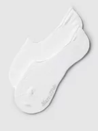 Skarpetki damskie - Krótkie skarpety z nadrukiem z logo - miniaturka - grafika 1