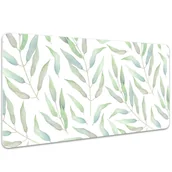 Podkładki na biurko - Mata na biurko Delikatne liście 100x50 cm - miniaturka - grafika 1