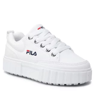 Sneakersy damskie - Fila Sneakersy Sandblast Kids FFK0038.10004 White - grafika 1