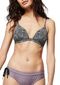 Stroje kąpielowe - O'Neill PW Fiji Mix damskie bikini top, czarny, 40C - miniaturka - grafika 1
