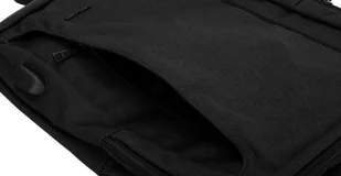 Plecak z przegrodami na urządzenia przenośne i portem USB — David Jones - Plecaki - miniaturka - grafika 13