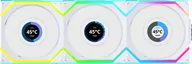 Wentylatory komputerowe - Wentylator Lian Li UNI FAN SL Wireless LCD 120 3-pack biały 12SLLCD1W3W 12SLLCD1W3W - miniaturka - grafika 1