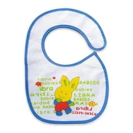 Śliniaki i fartuszki - LIBRA-BABIES Libra-Babies Śliniak bawełniany Królik "Libra" - miniaturka - grafika 1