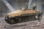 Modele do sklejania - TRUMPETER, Model plastikowy Sd.Kfz 251D 1/16 - miniaturka - grafika 1