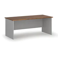 Biurka - Biurko proste PRIMO GRAY, 1800 x 800 mm, szary/orzech - miniaturka - grafika 1
