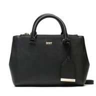 Torebki damskie - Torebka DKNY Belle Sm Satchel R33D1Y77 Czarny - miniaturka - grafika 1