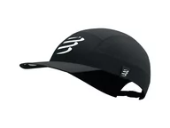 Czapki i chusty sportowe męskie - COMPRESSPORT czapka biegowa 5 PANEL LIGHT CAP black - miniaturka - grafika 1
