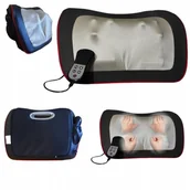 Masażery - Poduszka masująca Masażer 2w1 Shiatsu z Oklepywaniem do masażu pleców ciała - miniaturka - grafika 1