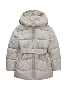 TOM TAILOR Dziewczęta Dziecięca kurtka zimowa z paskiem 1033338, 30026 - Cloud Grey, 92-98 - Kurtki i płaszcze dla dziewczynek - miniaturka - grafika 1