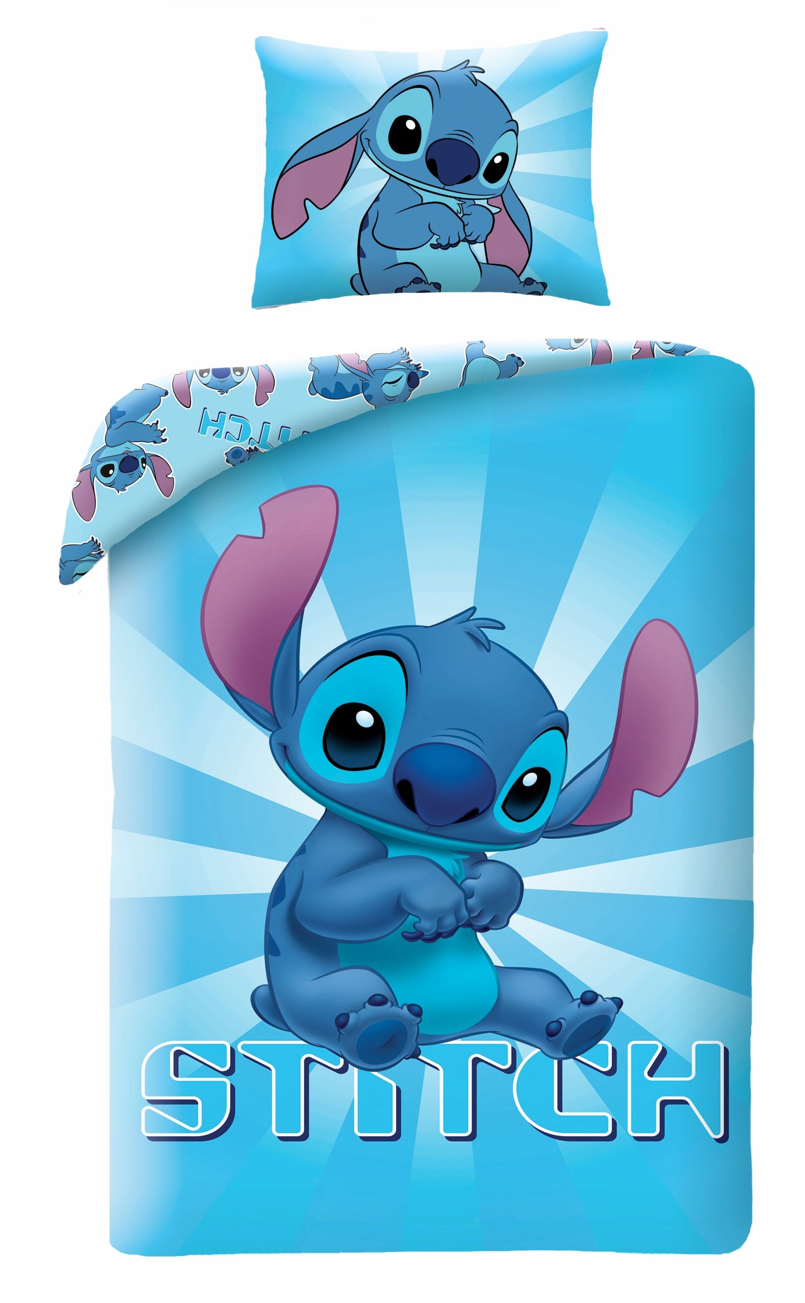 Pościel dziecięca Lilo i Stitch 140x200 Halantex 100% bawełna disney sticz
