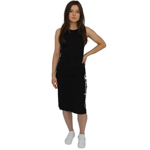 Sukienka damska Champion 112610KK001 DRESS Czarna - Sukienki i spódnice sportowe - miniaturka - grafika 1