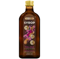 Syropy i koncentraty owocowe - Premium Rosa Syrop Róża z inuliną i miodem, 250 ml - miniaturka - grafika 1