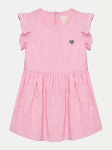 Guess Sukienka codzienna K5GK12 WH710 Różowy Regular Fit - Sukienki i spódniczki dla dziewczynek - miniaturka - grafika 1