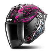 Kaski motocyklowe - Kask Otwarty Shark Jet Cup Replica Redding Czarny/FioletowyXS - miniaturka - grafika 1