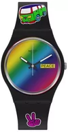 Zegarki damskie - Zegarek Swatch SO31B101 GO WITH THE BOW - - miniaturka - grafika 1