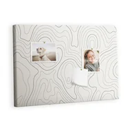 Tablice i flipcharty - Kolorowy Organizer - Tablica Korkowa z Pinezkami - Plamy abstrakcja 60x40 cm - miniaturka - grafika 1