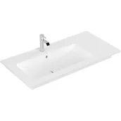 Umywalki - Villeroy & Boch Venticello umywalka 100x50 cm prostokątna CeramicPlus Stone White  4134L1RW - miniaturka - grafika 1