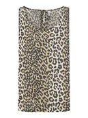 Bluzki damskie - ONLY Bluzka w kolorze jasnobrązowo-beżowo-czarnym - miniaturka - grafika 1