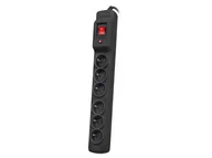 Listwy zasilające - Armac Listwa przeciwprzepięciowa Multi M6 10m czarna 6 gniazd (M6/100/CZ) - miniaturka - grafika 1