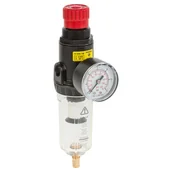 Akcesoria pneumatyczne - Filtr z manometrem 1/4" 10834411 DEXTER" - miniaturka - grafika 1