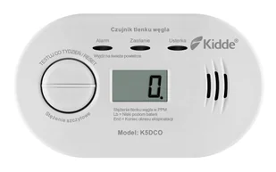 Kidde Czujnik czadu z wyświetlaczem K5DCO - Czujniki czadu, dymu, gazu - miniaturka - grafika 2